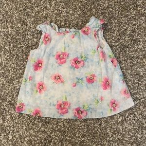 Janie and Jack Pink Flower Top